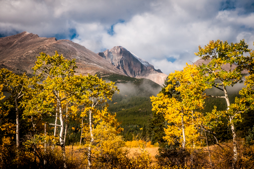 Long's Peak in Autumn, Colorado